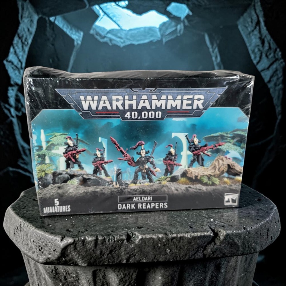 READ Warhammer 40k Aeldari Dark Reapers Eldar Aspect Warriors 5 Miniatures 46-22